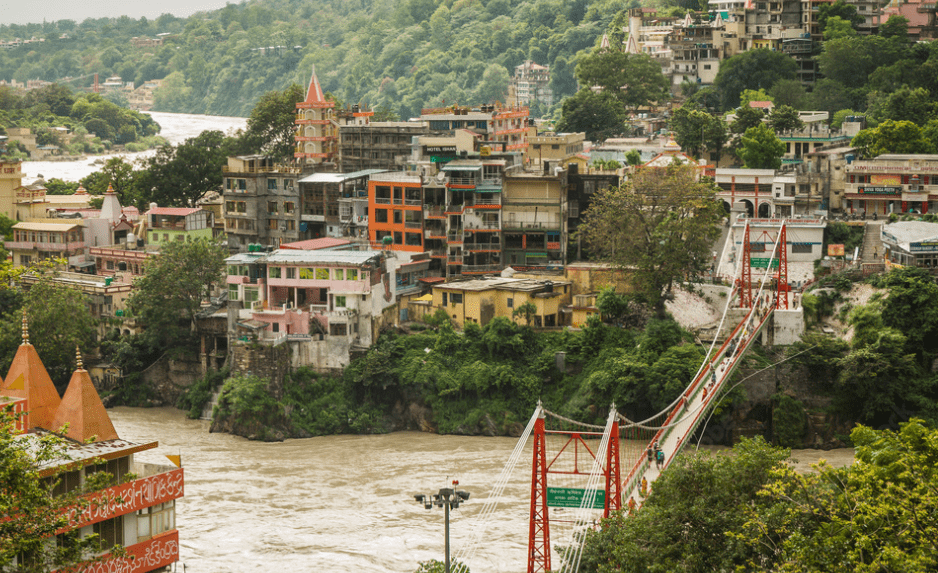 Laxman Jhula and Ram Jhula